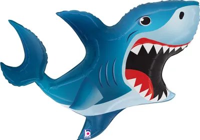 Produktbild von Shape Folienballon "Hai" | 89 cm