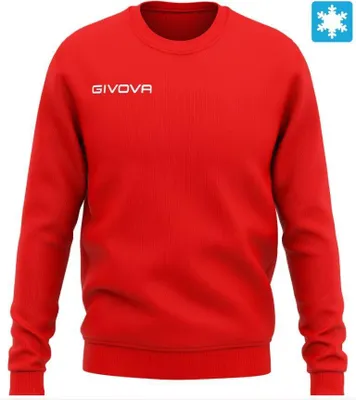 Produktbild von Givova Sweatshirt Felpa Rot Rot - XS