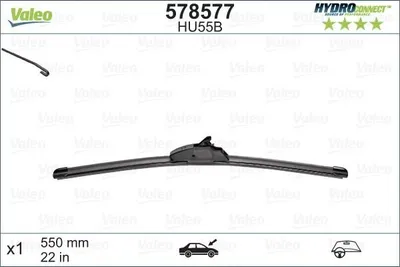 Immagine prodotto di Spazzola tergicristallo Valeo HydroConnect Upgrade HU55B 550 mm