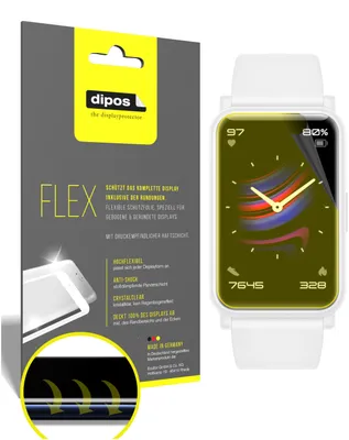 Produktbild von 3x Schutzfolie für Honor Watch ES Folie, 100% Displayabdeckung, dipos Flex