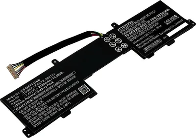 Produktbild von Akku für Dell J84W0 Li-Pol 7,4 Volt 2700 mAh schwarz