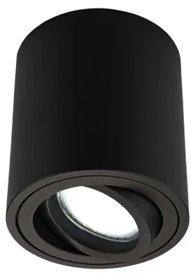 Produktbild von Ledvion LED Aufbauspot Schwarz Rund 3W Kaltweiss dimmbar