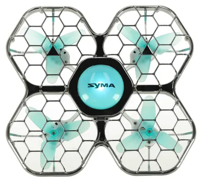 Imagen del producto de Syma KX3177, dron RC X26 PRO con detección de obstáculos, 2.4 GHz, Wi-Fi, color plateado