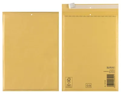 Immagine prodotto di Busta a bolle d'aria Herlitz tipo C/3 marrone 170 x 220 mm 4 buste