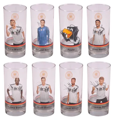 Produktbild von Original DFB Sammelglas 2018 Fußball Deutschland Trinkglas Bierglas Saftglas
