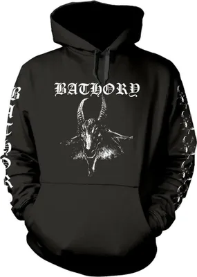 Obrázek produktu pro Bathory - Pánská/dámská mikina s kapucí uni PH933 (L) (černá)