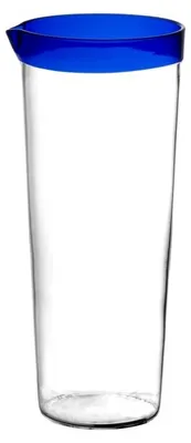 Produktbild von Pomax Tarifa Karaffe aus Borosilikatglas, Blau, Ø 8 x H 19 cm
