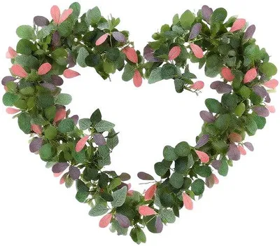 Immagine prodotto di Coppia di fiori artificiali, 180 cm, decorazione sospesa, foglie di eucalipto, ghirlanda di fiori artificiali per matrimoni, cucina, giardino