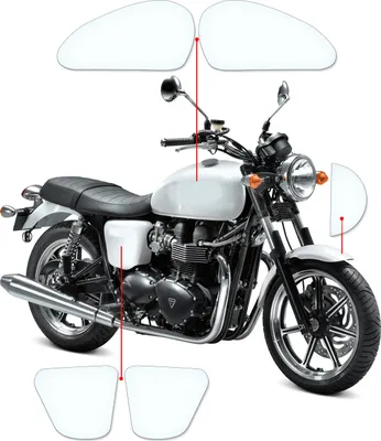 Produktbild von Lackschutzfolie Steinschlagschutz passend für Triumph Bonneville 2009-2016