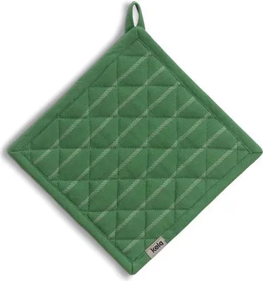 Produktbild von Kela Cora stripes, Topflappen, Grün, Baumwolle, 200 mm, 200 mm, 1 Stück(e)