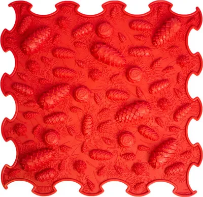 Productafbeelding van Sensory Matte Cones, zacht (soft), 1 stuk - Lichtrood