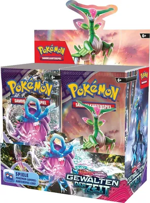 Produktbild von Pokémon Company International Pokémon TCG KP05 Gewalten der Zeit Booster Display (36) *Deutsche Version*