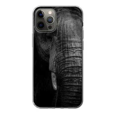 Produktbild von MuchoWow® Handyhülle Schutzhülle Hülle für iPhone 13 Pro Elefant - Tier - Porträt Silikon Softcase Handy Hülle - Handy-Tasche