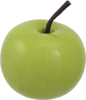 Produktbild von KERAMIK Deko APFEL ca 8x6,5cm. GRÜN