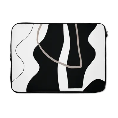 Produktbild von MuchoWow® Laptop Hülle 13 Zoll Abstrakt - Minimalismus - Design Laptoptasche - Laptophülle - Sleeve - Rundumschutz
