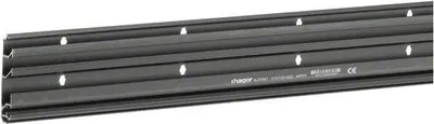Produktbild von Hager Sockelleistenkanal- SL200801 Unterteil 3Kammern PVC 20x80mm schwarz