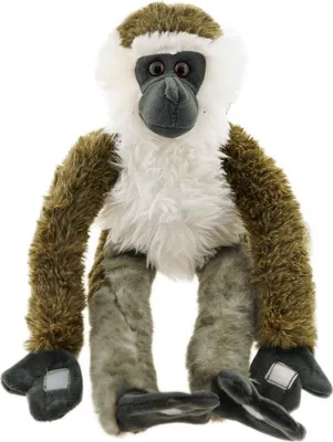 Image de Bright Loyalty Singe en peluche 45 cm avec mains et pieds Velcro pour s'accrocher Tonka