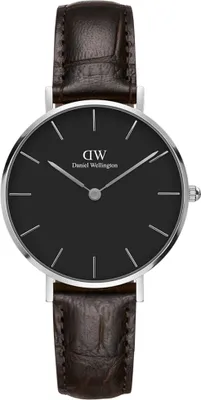 Productafbeelding van Nur Zeit Daniel Wellington, zwart. Collectie Classic Petite, voor dames
