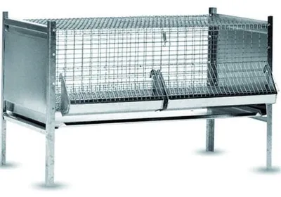 Zdjęcie produktu dla Klatka dla kurcząt, klatka dla dzieci, ocynkowana, model 108, wymiary: 63 x 100 cm