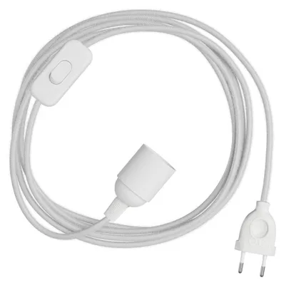 Image de Creative Cables - SnakeBis - Câblage avec douille et câble en tissu coloré
