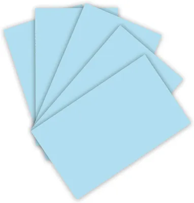 Produktbild von folia Tonpapier DIN A3 130 g/qm eisblau 50 Blatt