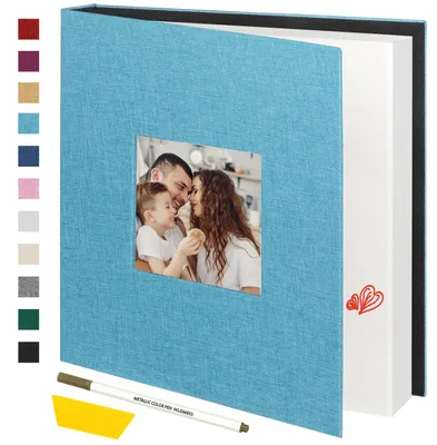 Obrázek produktu pro Velký samolepicí fotoalbum pro různé formáty fotografií, s 60 stránkami
