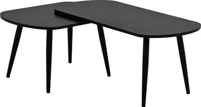 Obrázek produktu pro Konferenční stolek - Brosco, Imitace černé dřevo