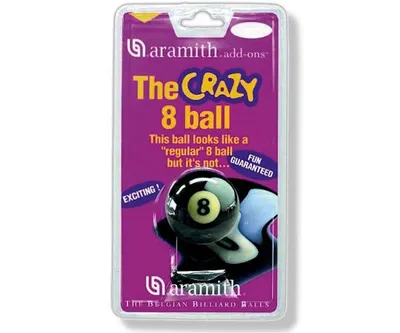 Produktbild von Poolkugel ARAMITH "CRAZY 8", 57,2mm, (Schwerpunkt nicht mittig zentriert)
