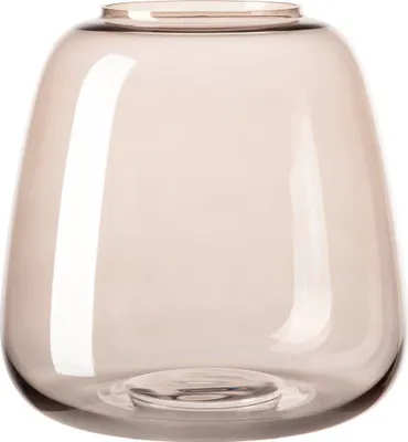 Produktbild von Fink SUNDAY, Vase, Glas, glatt, grau, H. 19 cm, D. 18 cm 116066