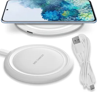Produktbild von Wireless Charger Induktiv 15W für Samsung Galaxy S26 S25 S24 S22 S21 Ladegerät