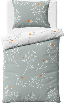 Produktbild von Baumwollbettwäsche Winter Grau