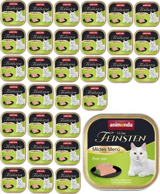 Produktbild von ANIMONDA VOM FEINSTEN KASTRIERTE KATZEN Nassfutter für kastrierte Katzen Truthahn 100 g