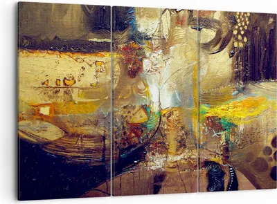 Produktbild von Bild auf Leinwand - Leinwandbild - Abstraktion modern - 105x70cm - Wand Bild - Wanddeko - Leinwanddruck - Bilder - Kunstdruck - Wanddekoration - Leinwand bilder - Wandkunst - CE105x70-3483