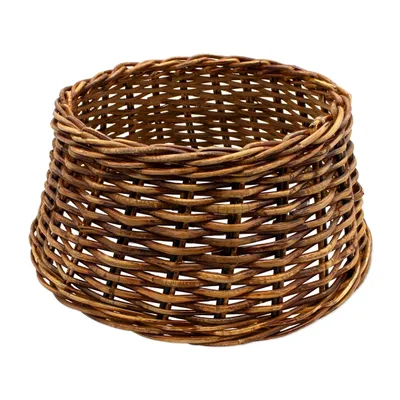 Obrázok produktu pre Ratanová sukňa na vianočný stromček z vŕby 60 cm - prírodná - kryt na stojan na vianočný stromček - kryt na vianočný stromček