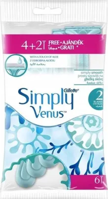 Immagine prodotto di Gillette Venus2 maszynki jednorazowe dla kobiet 4 + 2 sztuki