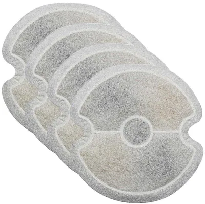 Packung mit 4 Katzenbrunnenfiltern Aktivkohle Mehrfachfiltration