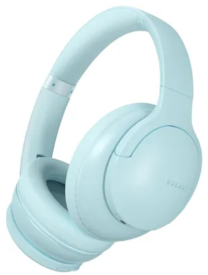 Obrázek produktu pro Sluchátka, bezdrátová, Bluetooth, výdrž baterie 90 hodin, modrá barva, 3 režimy ekvalizace, průhledný design