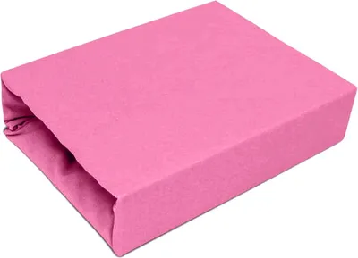 Produktbild von Best for Kids Spannbettlaken 100% Baumwolle Jersey Spannbetttuch in 22 Farben & 9 Größen – 90x160 cm, Farbe Rosa, Weich & Pflegeleicht