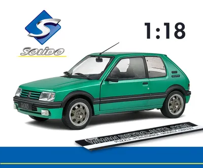 Immagine prodotto di Peugeot 205 GTI (1992) Grip Verde - SOLIDO 1:18