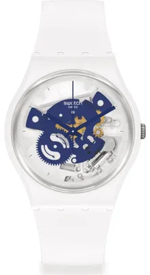 Produktbild von SWATCH Quarz Armbanduhr SO31W103, Gehäuse und Armband aus Kunststoff, Swiss Made