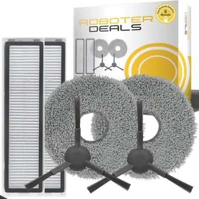 Immagine prodotto di Kit di accessori, pezzi di ricambio per aspirapolvere Dreame L20 Ultra (2 filtri, 2 spazzole laterali, 2 panni)