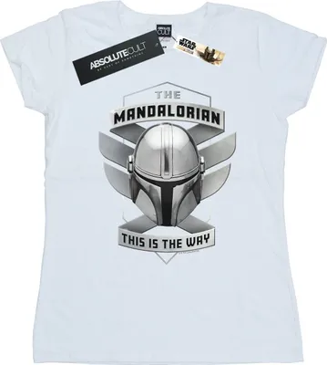 Produktbild von Star Wars - "The Mandalorian This Is The Way" T-Shirt für Damen BI43162 (M) (Weiß)