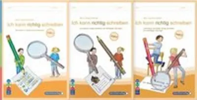 Produktbild von Mein Lupenschreibheft 1 bis 3 - Ich kann richtig schreiben - Ausgabe mit Artikelkennzeichnung (DaZ)
