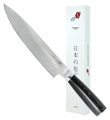 Japanisches Kochmesser Damast 20 cm Profi-Küchenmesser