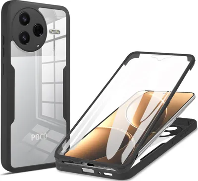 A protective phone case is shown from two angles against a white background.