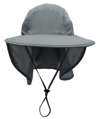 Obrázek produktu pro Uniové outdoorové klobouky s kšiltem – tmavě šedé