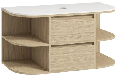 Zdjęcie produktu dla Szafka łazienkowa - Szafka pod umywalkę - Szafka wisząca - Szafka do przechowywania - Mebel łazienkowy - Szuflady z cichym domykiem