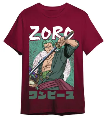Zdjęcie produktu dla Koszulka One Piece z Roronoa Zoro dla dorosłych