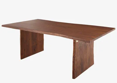 Immagine prodotto di MASSIVMOEBEL24 | tavolo da pranzo in legno di Acacia 160x100x76 marrone laccato PURE ACACIA #213