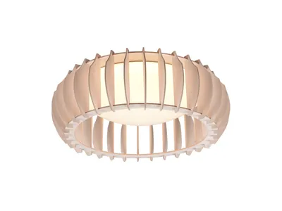 Obrázok produktu pre LED stropné svietidlo Trio Monte 16,5 W 2200 lm 3000 K biele/farba dreva stmievateľné